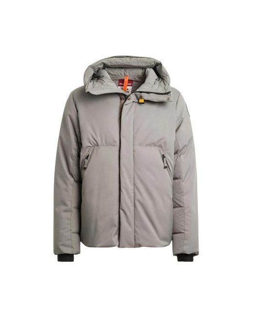 Parajumpers Gray Down Jackets for men