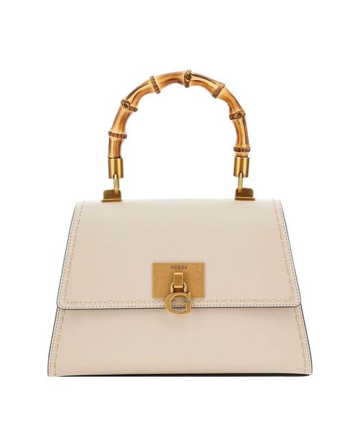 Guess Natural Damen Pu Leder Umhängetasche