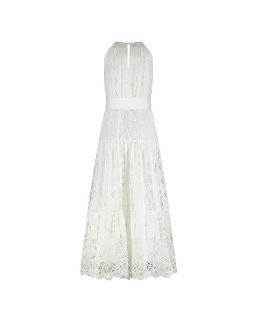 Pinko Maxi Dresses in het White