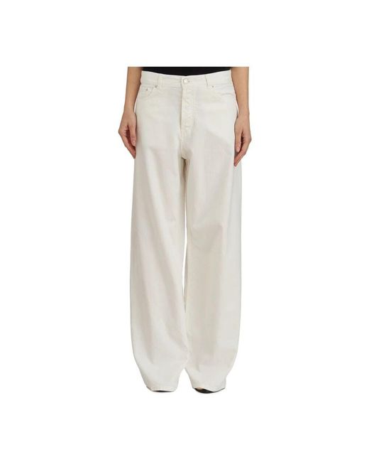 Haikure Gray Weiße denim bethany twill hose