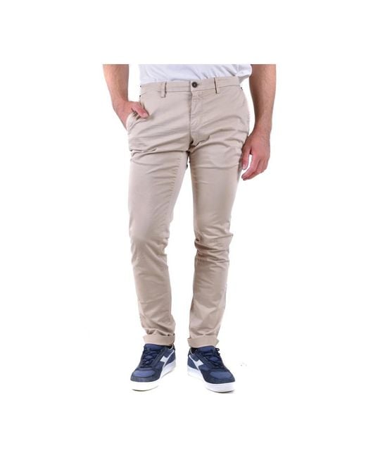 Mason's Pink Slim-Fit Trousers for men