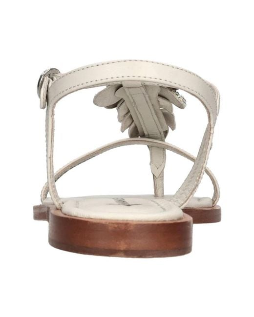 Flat Sandals Emanuélle Vee en coloris White
