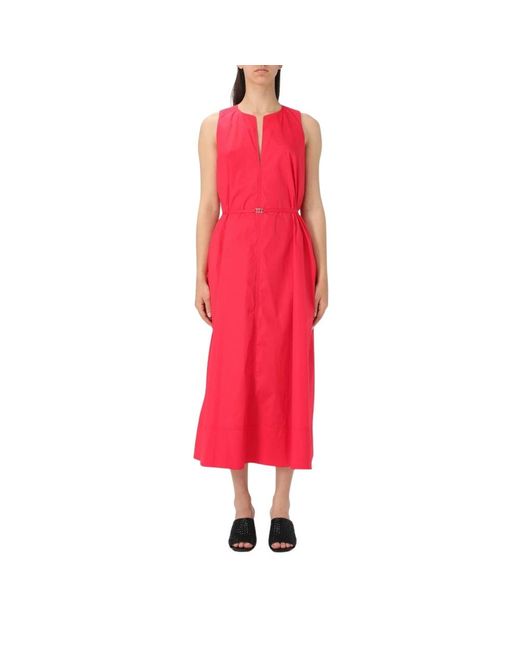 Midi Dresses Twinset de color Red