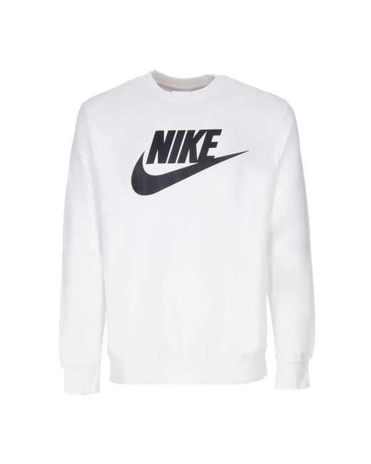 Nike White Sweatshirts for men