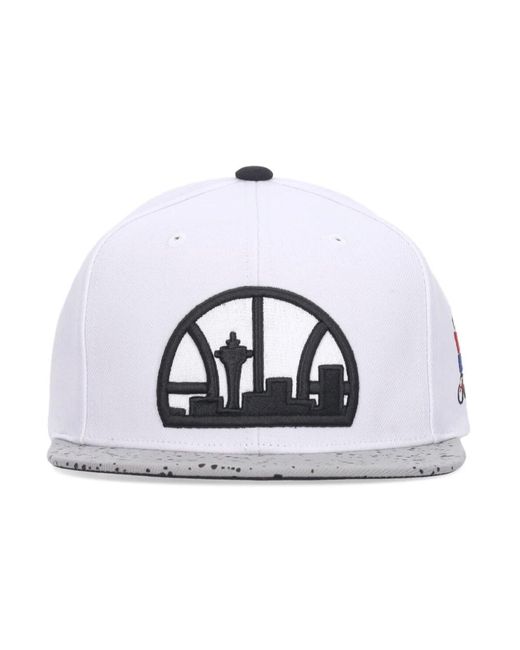 Caps di Mitchell & Ness in White da Uomo
