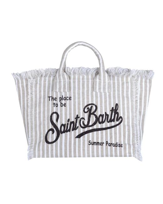 Mc2 Saint Barth White Tote Bags
