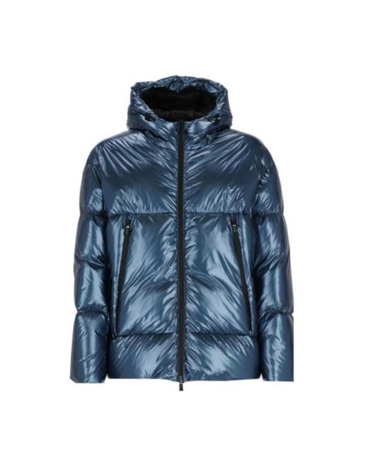 Herno Jassen ,Blauw ,Laminar Down Jacket in het Blue voor heren