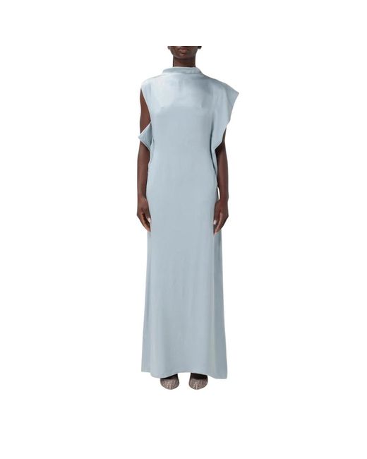 Maxi Dresses Fendi de color Blue