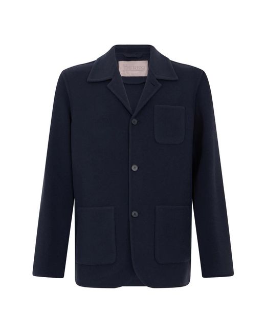 Herno Blue Blazers for men