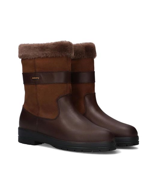 Dubarry Schoenen ,Bruin ,Leer Foxrock Laarzen Bruin Leer in het Brown