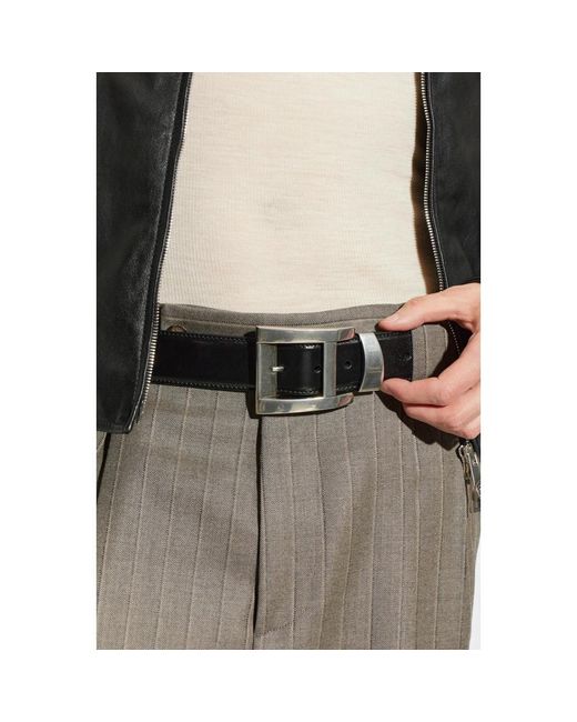 Versace Black Belts for men