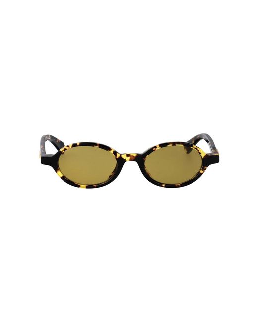 Bottega Veneta Green Sunglasses
