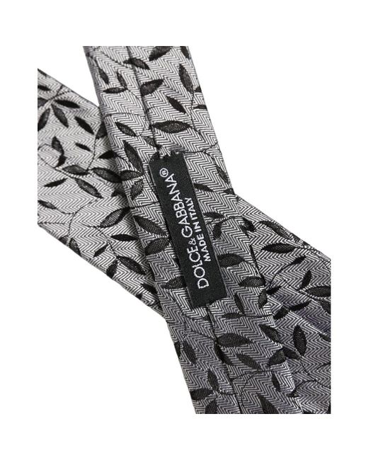 Dolce & Gabbana Gray Ties for men