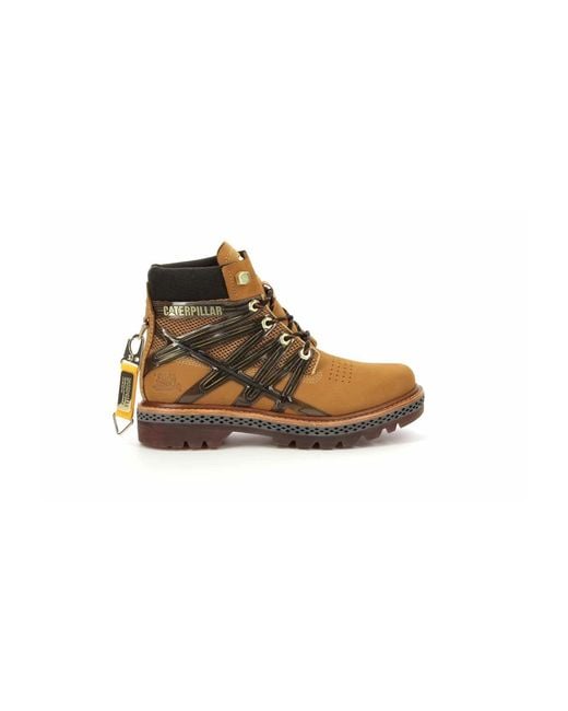 Lace-Up Boots di Caterpillar in Brown da Uomo