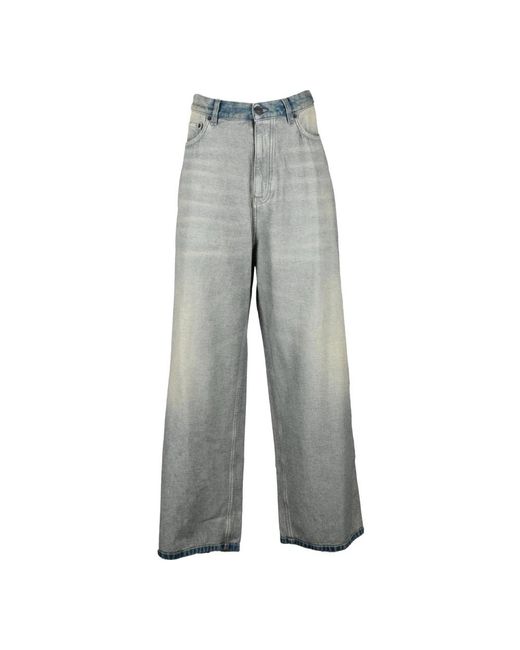 Balenciaga Wide Jeans in het Gray