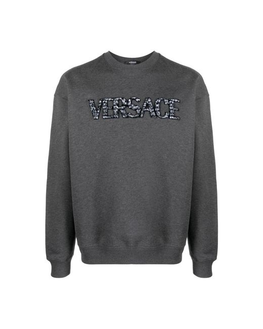 Versace Gray Sweatshirts for men