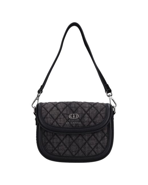 La Carrie Black Shoulder Bags