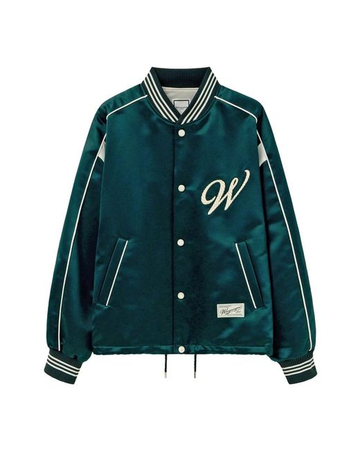 Wooyoungmi Green Bomber Jackets for men