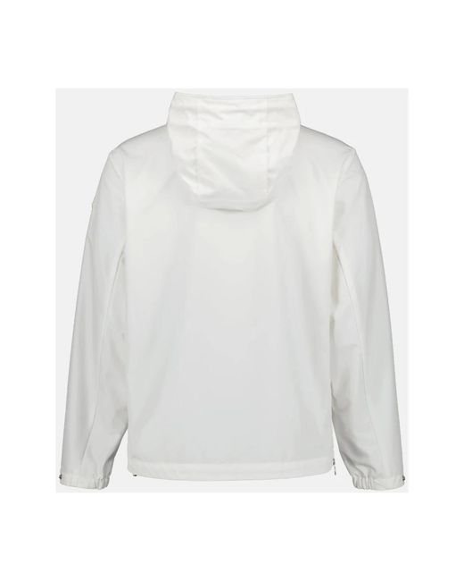 Moncler White Zip-Throughs for men