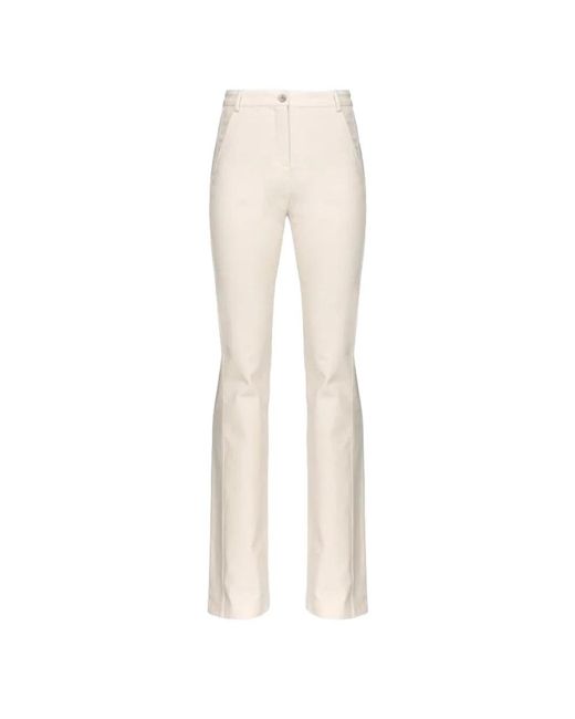 Pinko Natural Straight Trousers