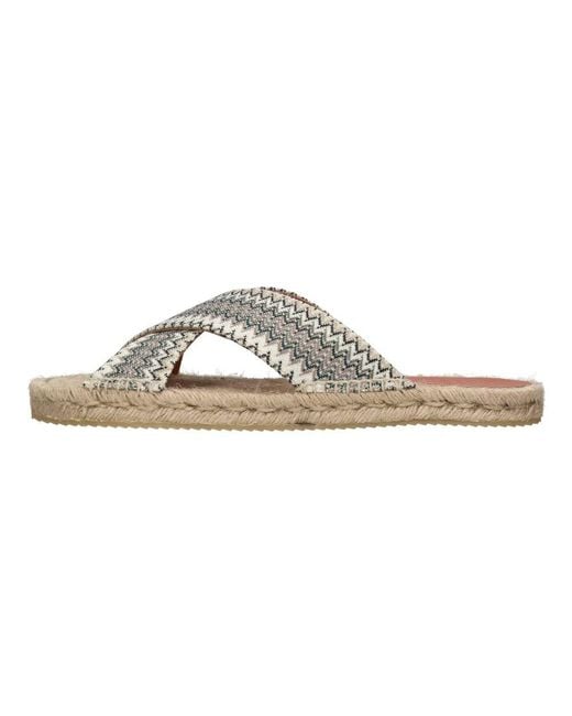 Sliders Missoni de hombre de color Brown
