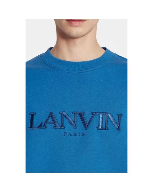 Lanvin Blue Sweatshirts for men