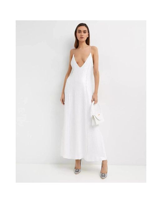 Khaite White Maxi Dresses