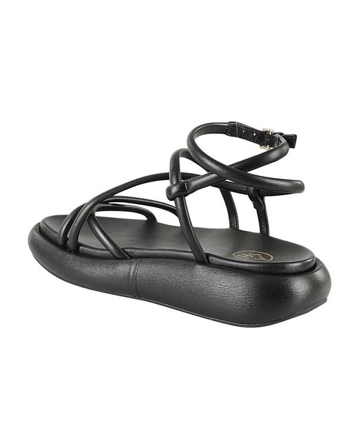 Ash Black Flat sandals