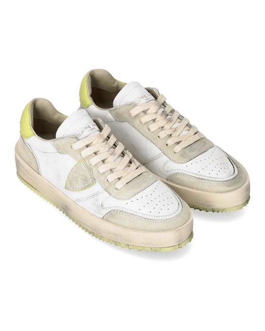 Philippe Model White Sneakers