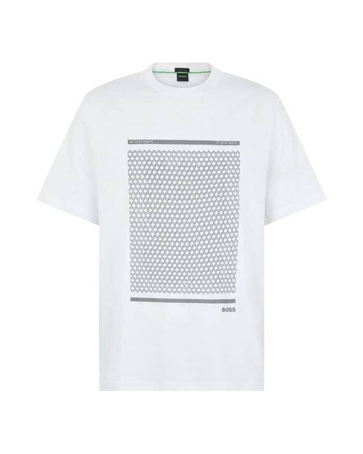 Boss White T-Shirts for men