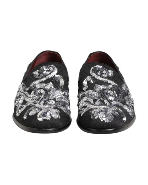 Dolce & Gabbana Black Loafers