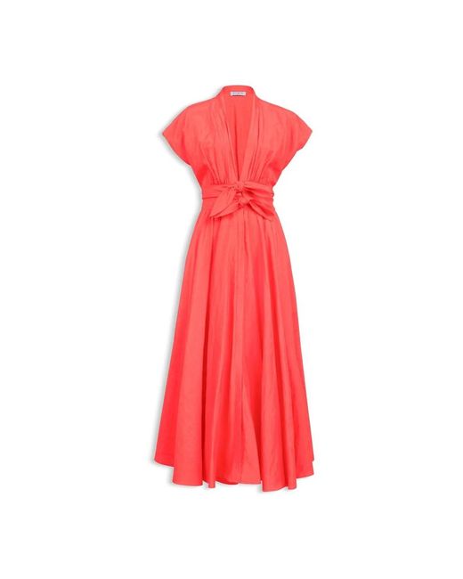 Alaïa Red Maxi Dresses