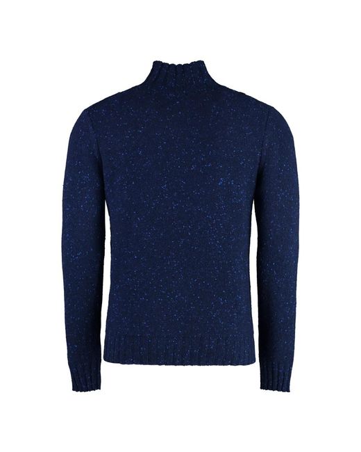 Malo Blue Cashmere Knitwear for men