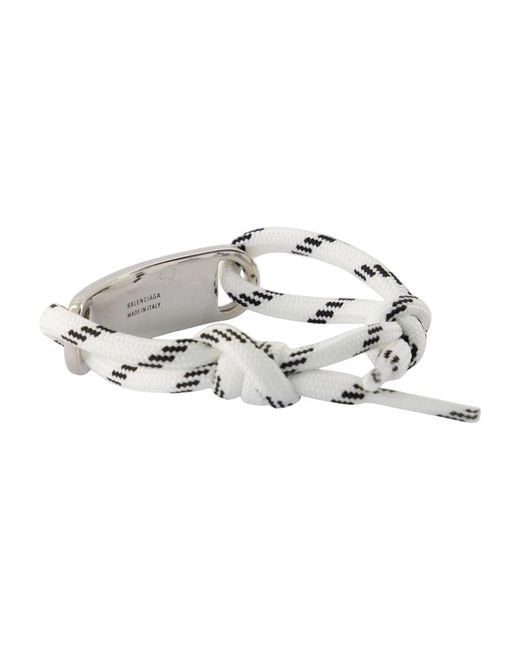 Balenciaga Metallic Metallplatten Armband