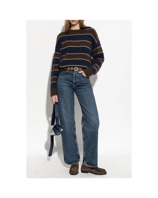 Samsøe & Samsøe Blue Round-Neck Knitwear