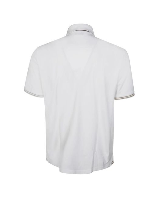 Polo Shirts Blauer de hombre de color White