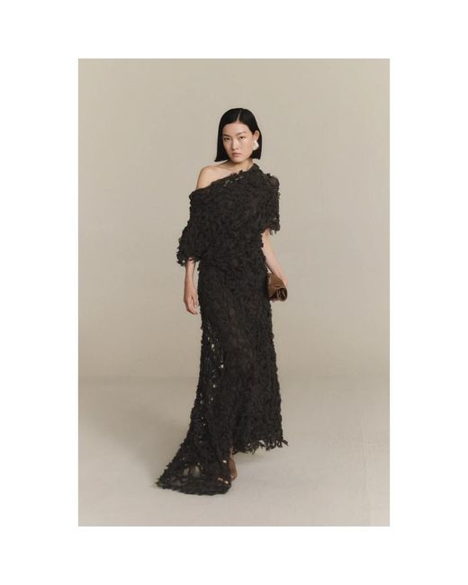 Cortana Gray Maxi Skirts