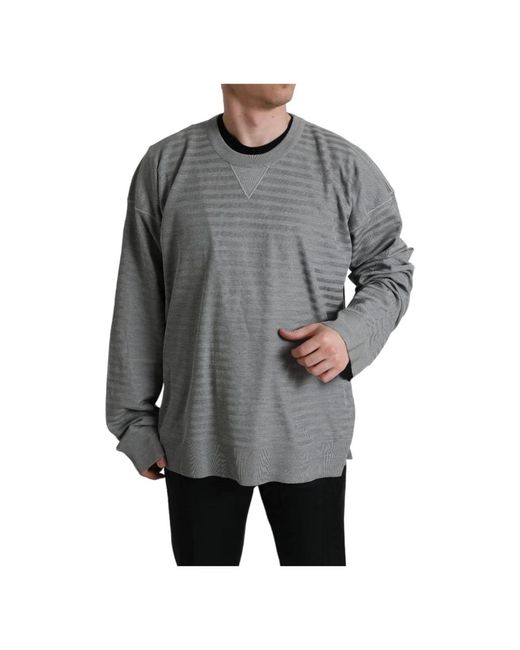 Sweatshirts di Dolce & Gabbana in Gray da Uomo