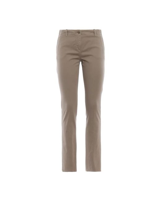Aspesi Gray Slim-Fit Trousers
