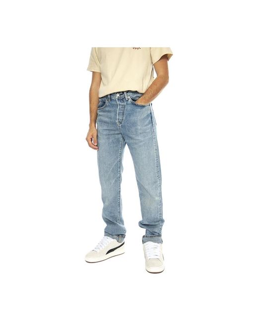 Edwin Regular Rechte Jeans in het Blue voor heren
