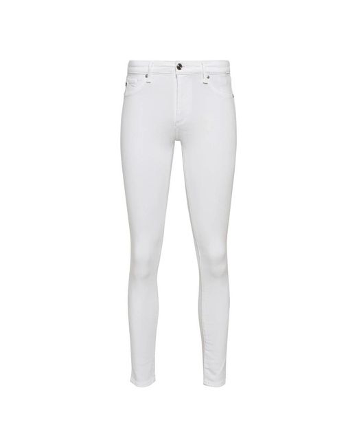 AG Jeans White Skinny Trousers