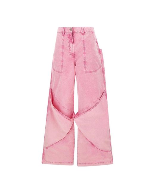 Confetto Baggy Jeans, Mujer, Talla The Attico de color Pink