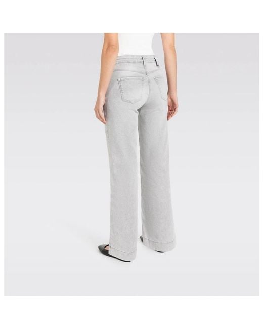 M·a·c Gray Flare Jeans
