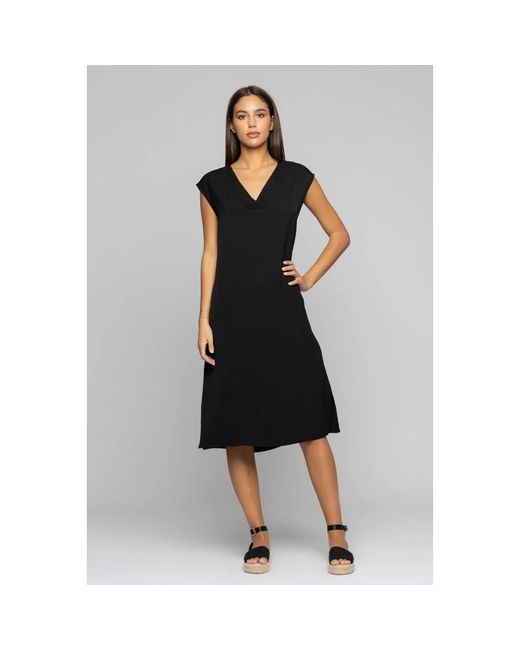 Midi Dresses Kocca de color Black