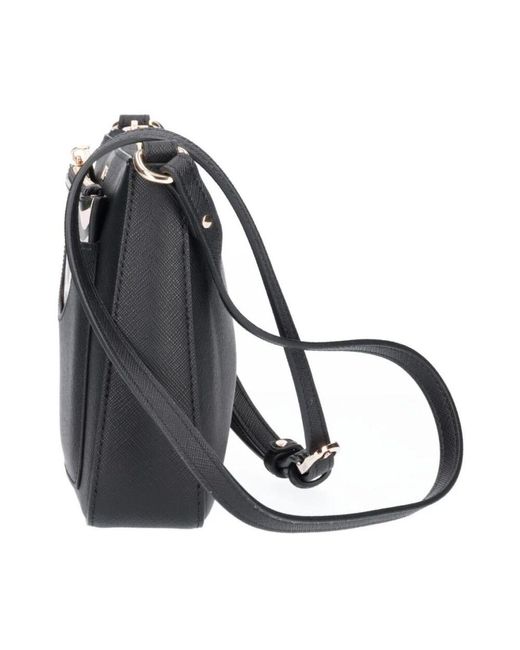 Liu Jo Black Schicke Schwarze Schultertasche Zebra Print