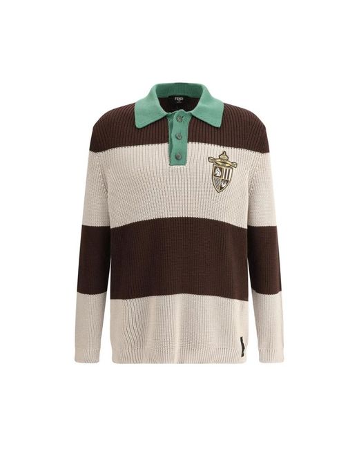 Fendi Multicolor Polo Shirts for men
