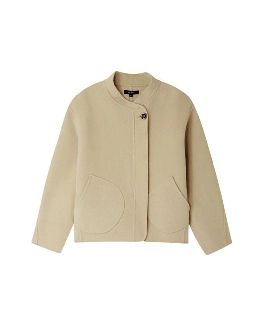 Soeur Jassen ,Wol Windsor Jas in het Natural