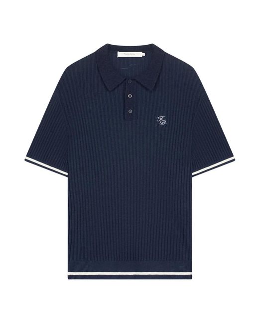 Filling Pieces Blue Round-Neck Knitwear for men