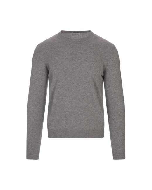 Fedeli Raffinato Pullover in het Gray voor heren