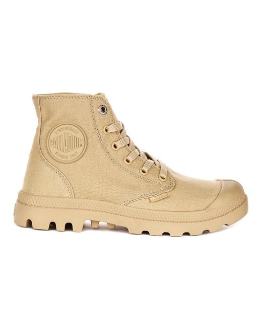 Palladium Natural Lace-Up Boots for men